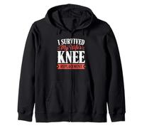 I Survived My Wife's Knee Replacement Zip Hoodie