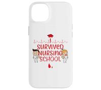 I Survived Nursing School Funny Graduation Case for iPhone 14 Plus