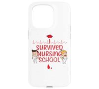 I Survived Nursing School Funny Graduation Case for iPhone 15 Pro