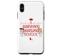 I Survived Nursing School Funny Graduation Case for iPhone XS Max