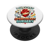 I Survived Open-Heart Surgery PopSockets Adhesive PopGrip