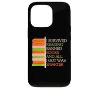 I Survived Reading Banned Books Librarians Book Enthusiasts Case for iPhone 13 Pro