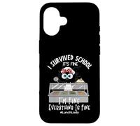 I Survived School Everything Is Fine! Funny Lunch Lady Case for iPhone 16