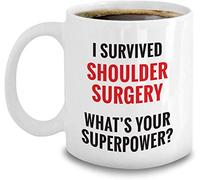 I Survived Shoulder Surgery Mug Funny Post Surgery Recovery Gift