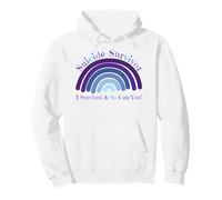 I Survived Suicide So Can You Suicide Prevention Rainbow Pullover Hoodie