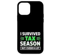 I Survived Tax Season Funny Self Employed Accountant Case for iPhone 12 mini