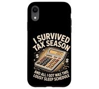 I Survived Tax Season Lousy Sleep Schedule 2024 Case for iPhone XR