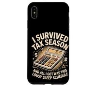 I Survived Tax Season Lousy Sleep Schedule 2024 Case for iPhone XS Max
