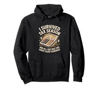 I Survived Tax Season Lousy Sleep Schedule 2024 Pullover Hoodie