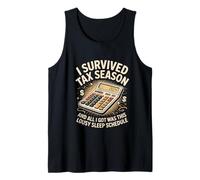 I Survived Tax Season Lousy Sleep Schedule 2024 Tank Top