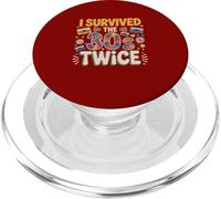 I Survived The 30s Twice Funny Joke 40th Birthday Classic PopSockets PopGrip for MagSafe