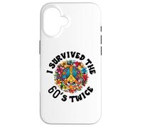 I Survived The 60s Sixties Twice 70th Birthday 60th Funny Case for iPhone 16