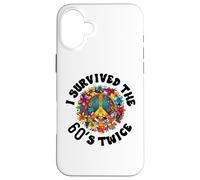 I Survived The 60s Sixties Twice 70th Birthday 60th Funny Case for iPhone 16 Plus