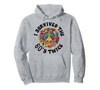 I Survived The 60s Sixties Twice 70th Birthday 60th Funny Pullover Hoodie