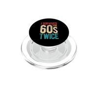 I SURVIVED the 60s TWICE Funny Retro Vintage Style PopSockets PopGrip for MagSafe