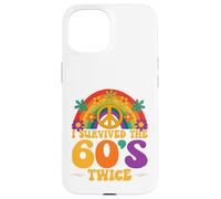 I Survived The 60s Twice Sixties 70th 70s Year Old Birthday Case for iPhone 15