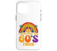 I Survived The 60s Twice Sixties 70th 70s Year Old Birthday Case for iPhone 16 Pro Max