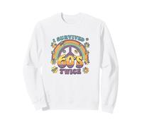 I Survived The 60s Twice Sixties 70th 70s Year Old Birthday Sweatshirt