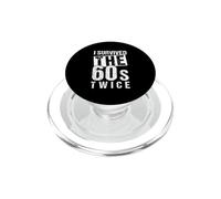 I Survived THE 60s TWICE Vintage Typography PopSockets PopGrip for MagSafe