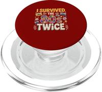 I Survived The 80s Twice Funny Joke 90th Birthday Classic PopSockets PopGrip for MagSafe