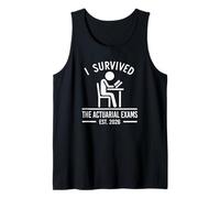 I Survived The Actuarial Exams Est 2026 Funny Tank Top