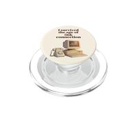 I Survived The Age of 56k Connection: Funny Dial-Up PC Humor PopSockets PopGrip for MagSafe