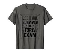 I Survived The CPA Exam, Certified Public Accountant T-Shirt