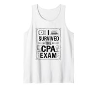 I Survived The CPA Exam, Certified Public Accountant Tank Top