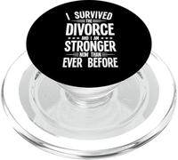 I Survived The Divorce Stronger Now Than Ever PopSockets PopGrip for MagSafe