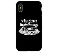 I Survived The Drake Passage Antarctica Case for iPhone X/XS