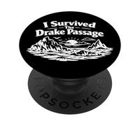 I Survived The Drake Passage Antarctica PopSockets Adhesive PopGrip