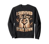 I Survived The Emu Stare Down Emus Sweatshirt