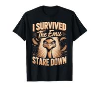I Survived The Emu Stare Down Emus T-Shirt