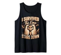 I Survived The Emu Stare Down Emus Tank Top