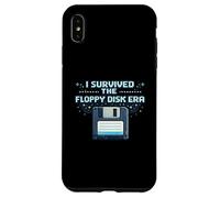 I Survived the Floppy Disk Era Funny Retro Tech Nostalgia Case for iPhone XS Max