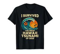 I Survived The Great Hawaii Tsunami of 2025 Everyone Learn T-Shirt