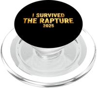I Survived The Rapture 2025 Christian Faith Jesus Christ PopSockets PopGrip for MagSafe