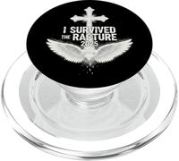 I Survived The Rapture 2025 Christian Faith Jesus Christ PopSockets PopGrip for MagSafe