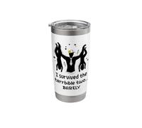 I Survived The Terrible Two Barely Stainless Steel Insulated Tumbler