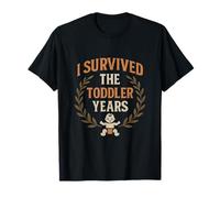 I Survived the Toddler Years Vintage Mom novelty T-Shirt