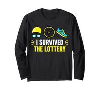 I Survived The Triathlon Funny Icon Long Sleeve T-Shirt