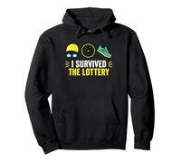 I Survived The Triathlon Funny Icon Pullover Hoodie