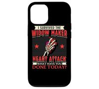 I Survived The Widow Maker Heart Attack Cardiac Arrest Case for iPhone 12/12 Pro