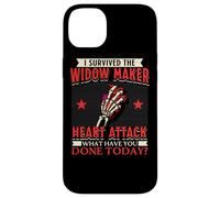 I Survived The Widow Maker Heart Attack Cardiac Arrest Case for iPhone 14 Plus