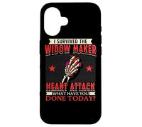 I Survived The Widow Maker Heart Attack Cardiac Arrest Case for iPhone 16