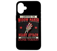 I Survived The Widow Maker Heart Attack Cardiac Arrest Case for iPhone 16 Plus