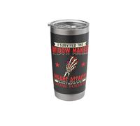 I Survived The Widow Maker Heart Attack Cardiac Arrest Stainless Steel Insulated Tumbler
