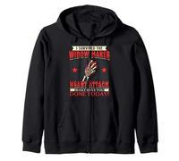I Survived The Widow Maker Heart Attack Cardiac Arrest Zip Hoodie