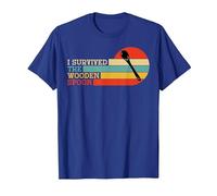 I Survived The Wooden Spoon Funny Wooden Spoon Survivor T-Shirt, Men, Royal Blue, Large
