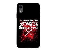 I Survived the Zombie Apocalypse Case for iPhone XR